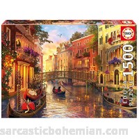 Educa Children's 1500 Sunset in Venice Puzzle B01MR7XCBX